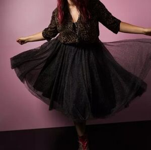 TORRID × Betsey Johnson Leopard Tulle Skirt